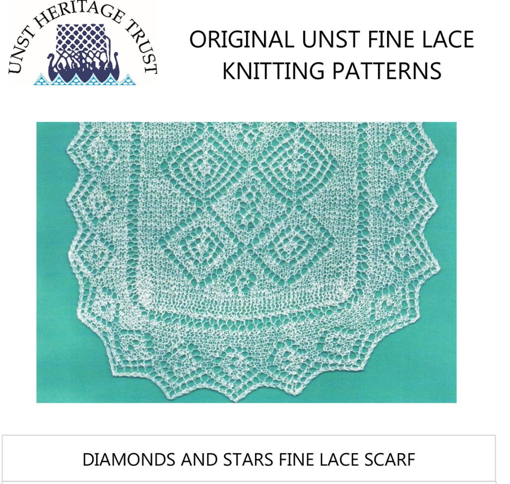 Diamonds and Stars Fine Lace Scarf